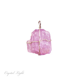 China, glassware and earthenware wholesaling: Kunzite Pendant #5