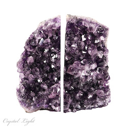 Amethyst Bookends