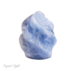 China, glassware and earthenware wholesaling: Blue Calcite Flame