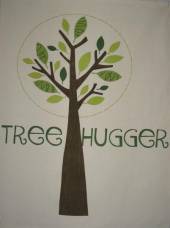 Tree Hugger Tea Towel