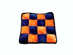 Squeaker Mat Orange/Blue med