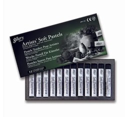 Gallery Soft Charcoal Set of 12