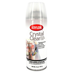 Artist supply: Krylon Crystal Clear 11oz