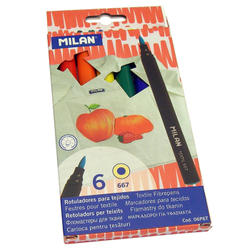 Milan Textile Fibrepens Set of 6