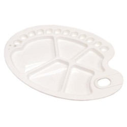 Plastic Palette Kidney-shape