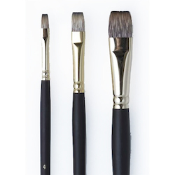 Artist supply: Art Spectrum Mongoose (Imit) Brush Flat