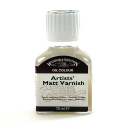 Artist supply: Winsor & Newton Matt Varnish