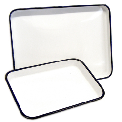 Enamel Butcher Tray Palettes