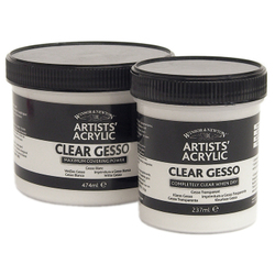 Artist supply: Winsor & Newton Clear Gesso