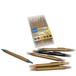 Itoya Calligraphy Set of 6 Earthtones