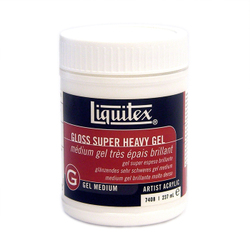 Artist supply: Liquitex Gloss Super Heavy Gel Medium