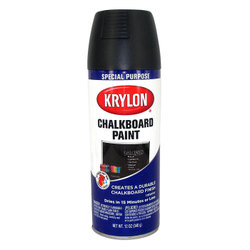 Krylon Chalkboard Spray Paint Black 12oz