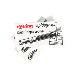 Artist supply: Rotring Rapidograph Capillary Cartridges