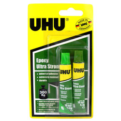 Artist supply: UHU Epoxy Ultra Strong Glue - 2x 10ml