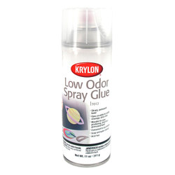 Artist supply: Krylon Low Odor Spray Glue