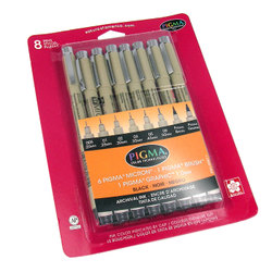 Pigma Micron Set of 8