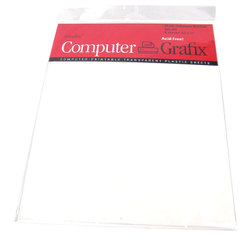 Artist supply: Grafix Adhesive Ink Jet Film