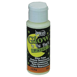 Artist supply: Glow in the Dark Medium