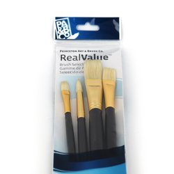 Real Value Set of 4 Long Handle Bristle