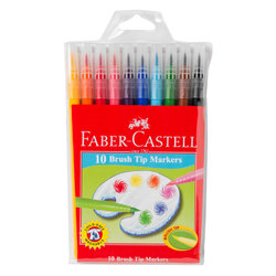 Faber-Castell Brush Tip Markers Set of 10