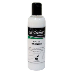 Artist supply: Atelier Satin Varnish