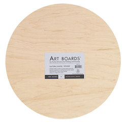 Art Boards Natural Maple Rounds