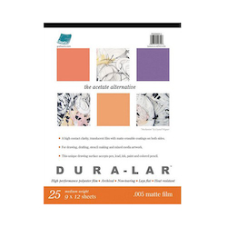 Artist supply: Dura Lar Wet Media Sheets