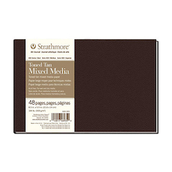 Artist supply: Strathmore Series 400 Toned Mixed Media Sketchbooks