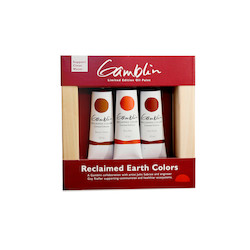 Artist supply: Gamblin Reclaimed Earth Colors