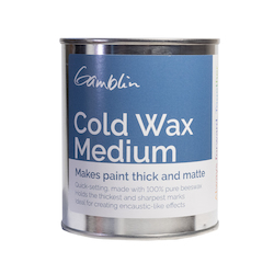 Artist supply: Gamblin Cold Wax Medium