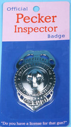 5A - PECKER INSPECTOR BADGE - NVS66**