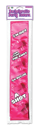 4B - BACHELORETTE SHOT GLASS SASH - PD6095