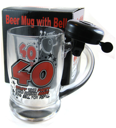 2D - BEER MUG WITH BELL - 40 Stuff The Party - BMB21