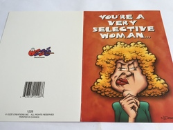 Wholesale trade: 8B - GCARD - YOU'RE A VERY SELECTIVE WOMAN ..... - 1228