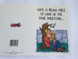 Wholesale trade: 8B - GCARD - LOVE IS BEING ABLE TO LOOK.... - 1284