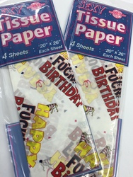 4C - HAPPY FUCKING BIRTHDAY TISSUE PAPER - PD8300**