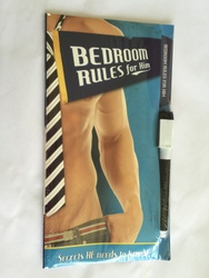 4C - BEDROOM RULES FOR HIM - F0146**