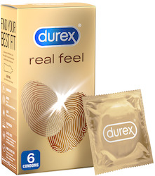 8A - DUREX - REAL FEEL NON LATEX 6 - DX-RF-6**