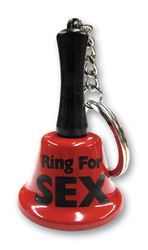 Wholesale trade: 5A - BELL KEY CHAIN - RING FOR SEX - KEY-07**