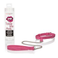 6A - TICKLE ME PINK COLLAR & LEASH - SE-2730-20