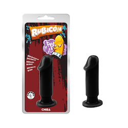 2C - RUBICON - EVIL DILDO PLUG MED - BLACK - CN-101486564