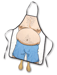 9B - SAGGING BALLS APRON - P-11**