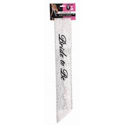 5A - LACE BRIDE SASH - 78160