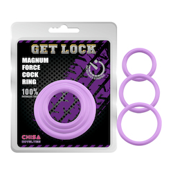 2D - MAGNUM FORCE COCK RING - PURPLE - CN-240301779