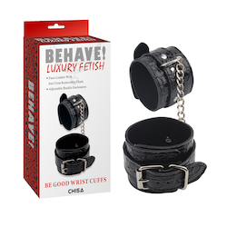 6B - BEHAVE - BE GOOD WRIST CUFFS**