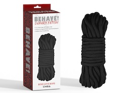 6B - BEHAVE - BIND LOVE ROPE 10M BLACK - CN-632113252