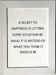 SM - A SECRET TO HAPPINESS...