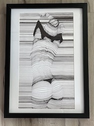 SENSUAL ART SIZE 1 - BLACK AND WHITE GET NAKED - SEN-02**