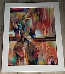 SENSUAL ART SIZE 2 - MULTI COLOUR LADY  - SEN2-01**