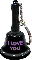 5A - BELL KEY CHAIN - I LOVE YOU - KEY-12**